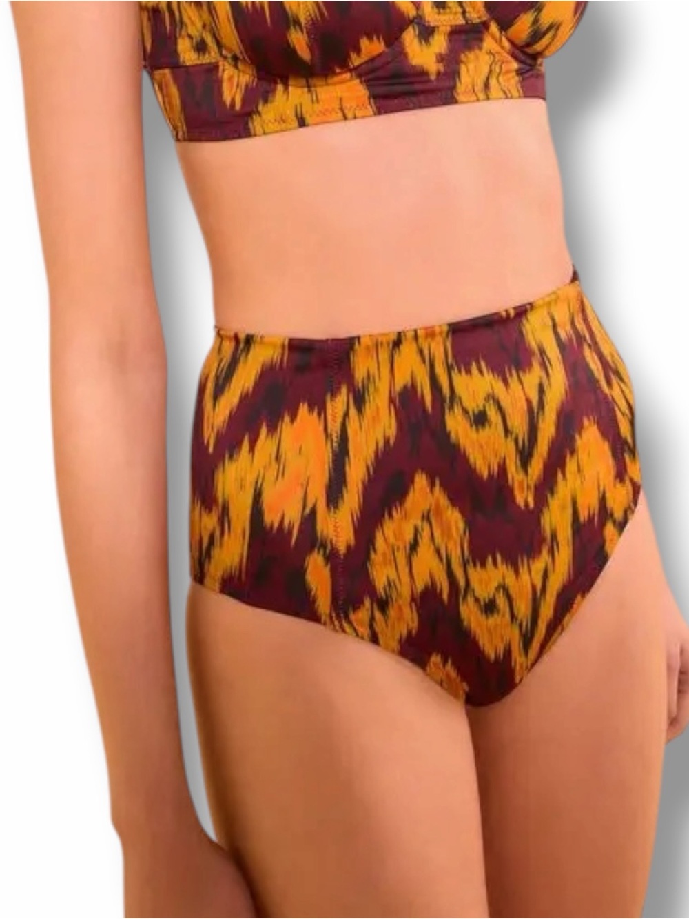 ULLA JOHNSON Zahara High-Waisted Bikini Bottom - Terra